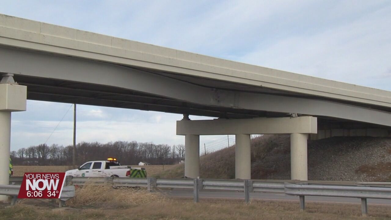 Slabtown Road / U.S. 30 overpass remains closed until further repairs can be completed